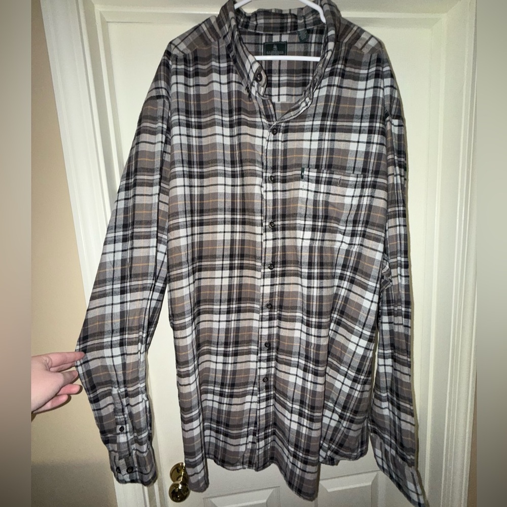 G. H. Bass & Co Men’s Button Down Dress Shirt- 4XLT